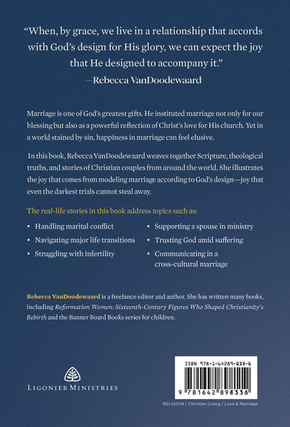 A Happy Marriage: Covenant Joy in a Fallen World — back cover