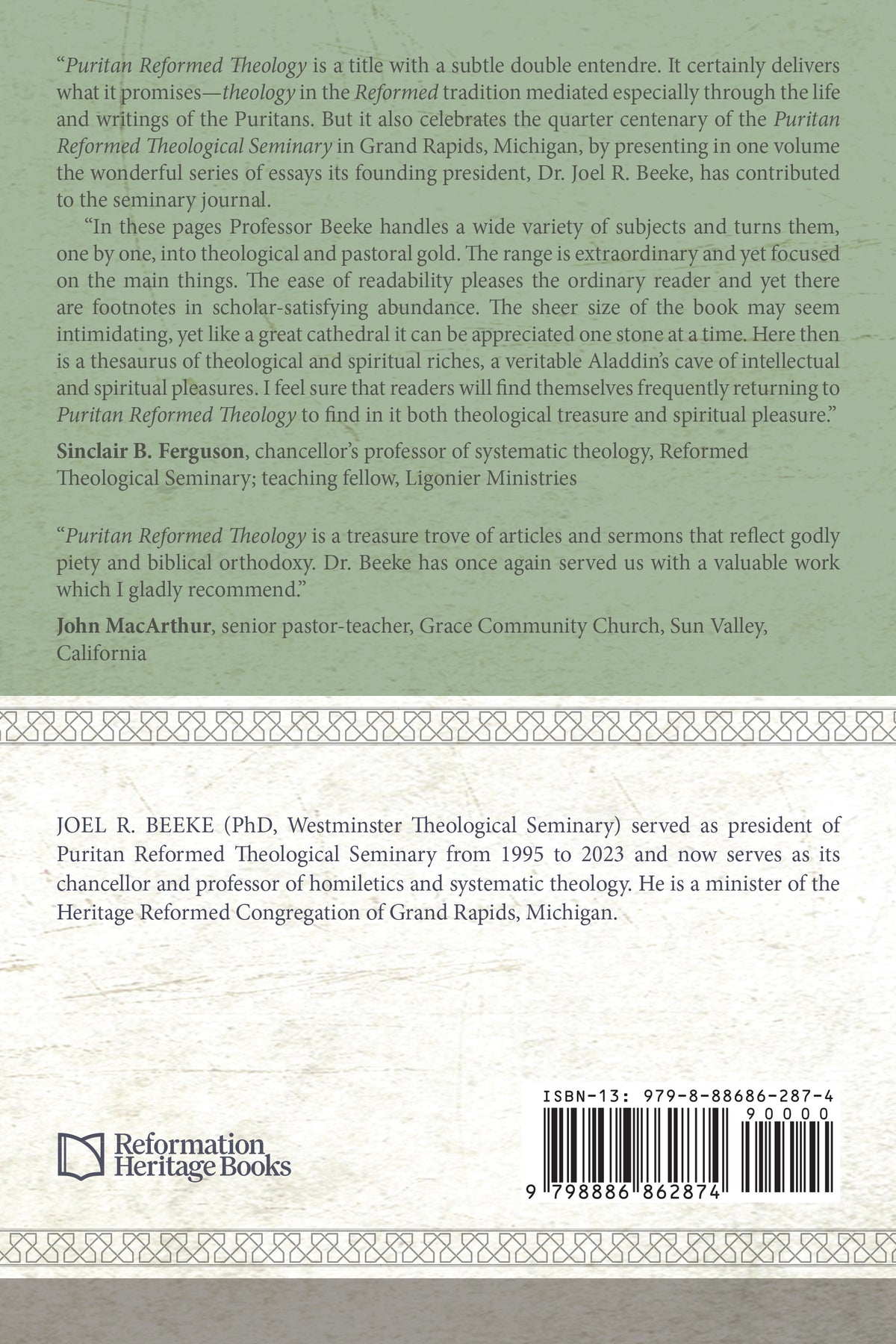 Puritan Reformed Theology