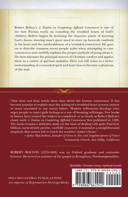 A Treatise on Comforting Afflicted Consciences — back cover