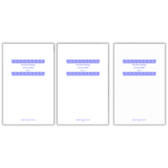 George Gillespie Set: The Shorter Writings of George Gillespie, Vol. 1, 2, & 3