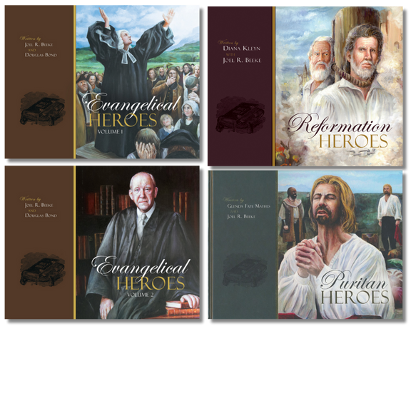 Bundle: Evangelical Heroes + Puritan Heroes + Reformation Heroes
